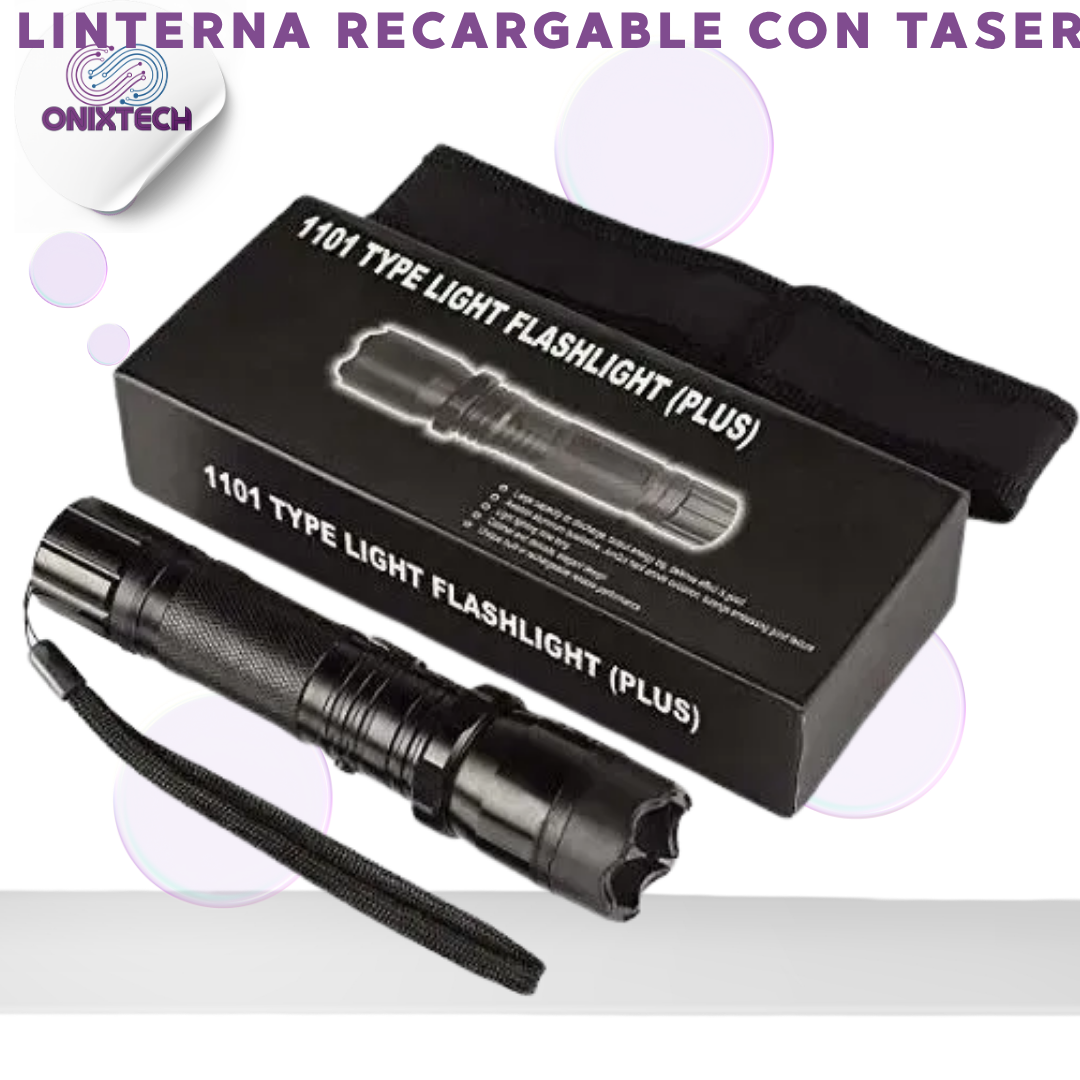 LINTERNA RECARGABLE CON TASER